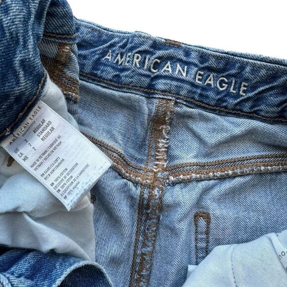 American Eagle Outfitters Curvy Mom Jean Blue Denim Women’s Size 2R - Picture 6 of 7